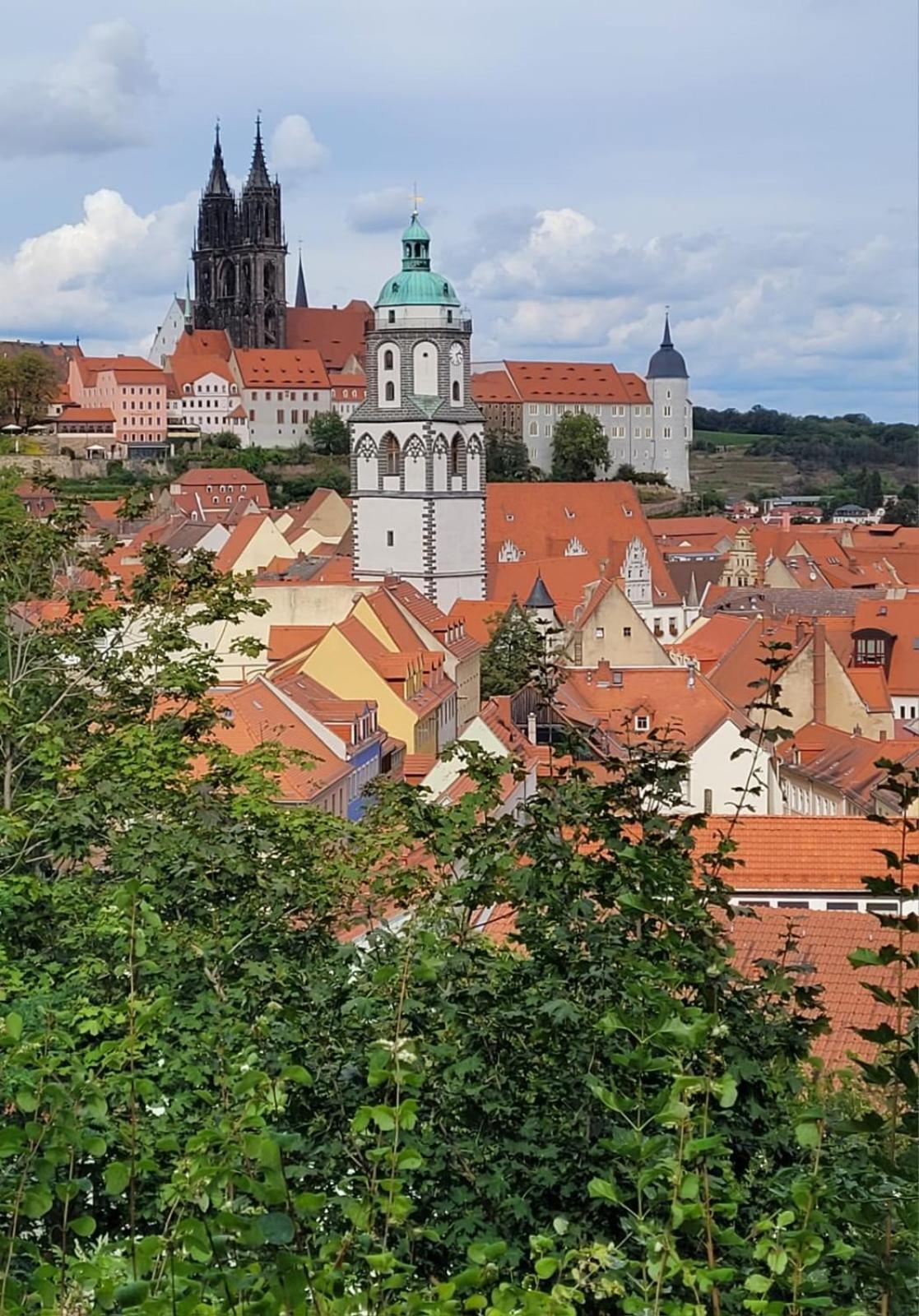 Cosel Apartment Altstadt Radfahrer Balkon Meißen Εξωτερικό φωτογραφία